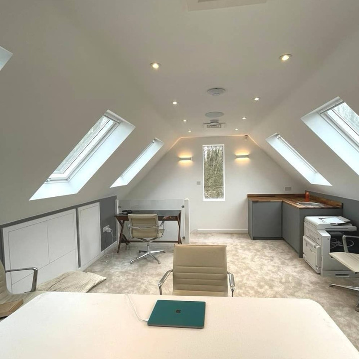 Working from home loft office conversion